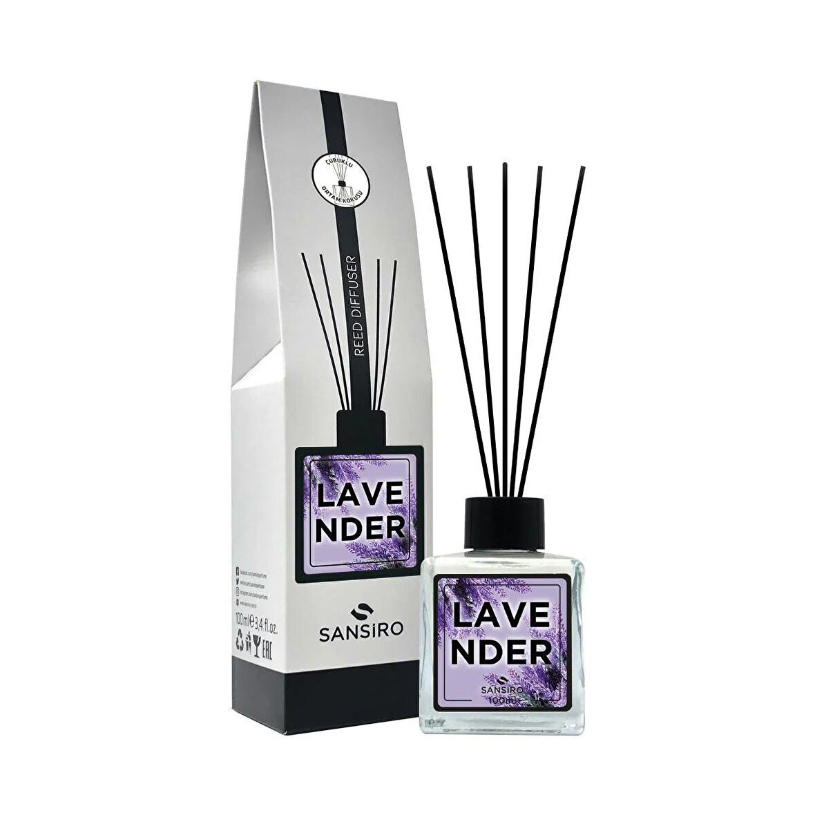 Sansiro Lavender Reed Diffuser 100ml