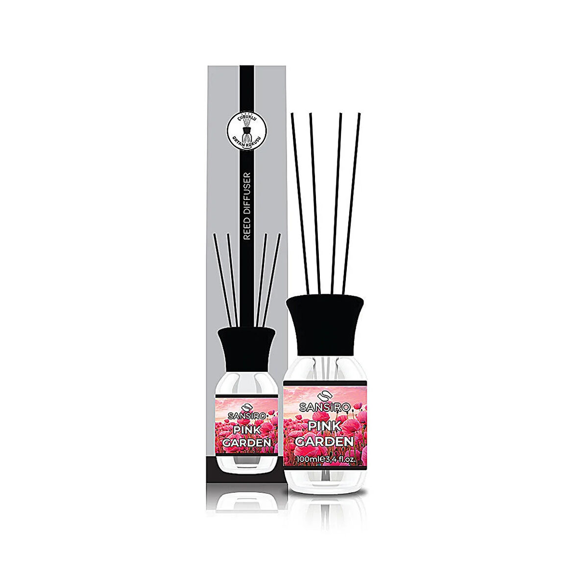 Sansiro Pink Garden Reed Diffuser 100ml