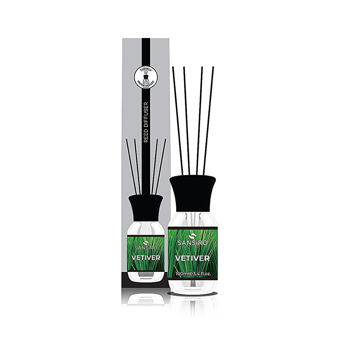 Sansiro Vetiver Reed Diffuser 100ml