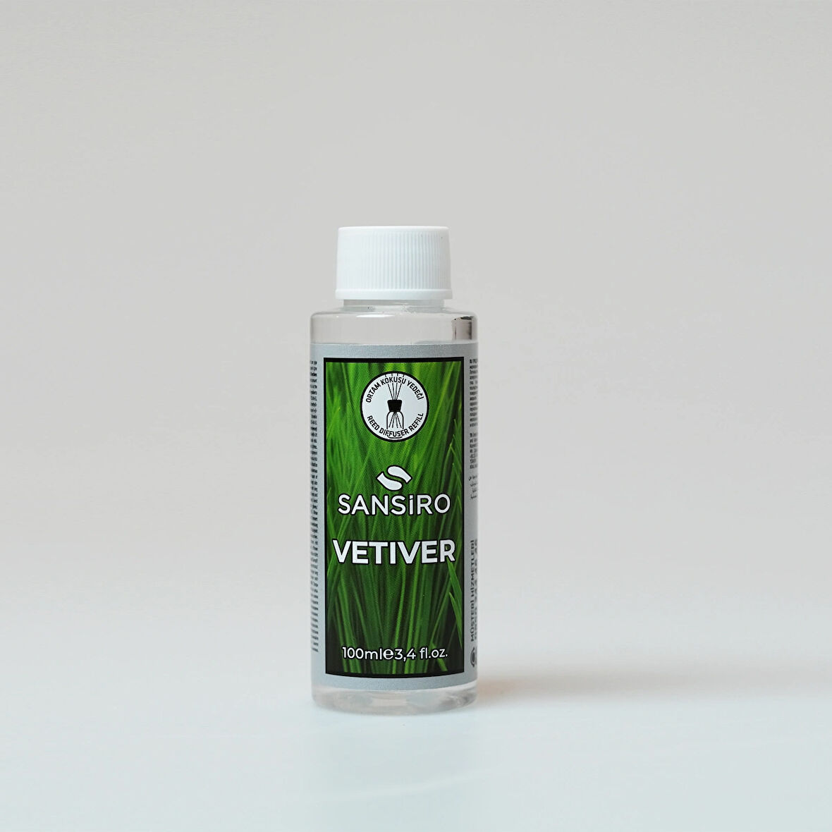 Sansiro Vetiver Yedek Çubuklu Ortam Kokusu 100ml