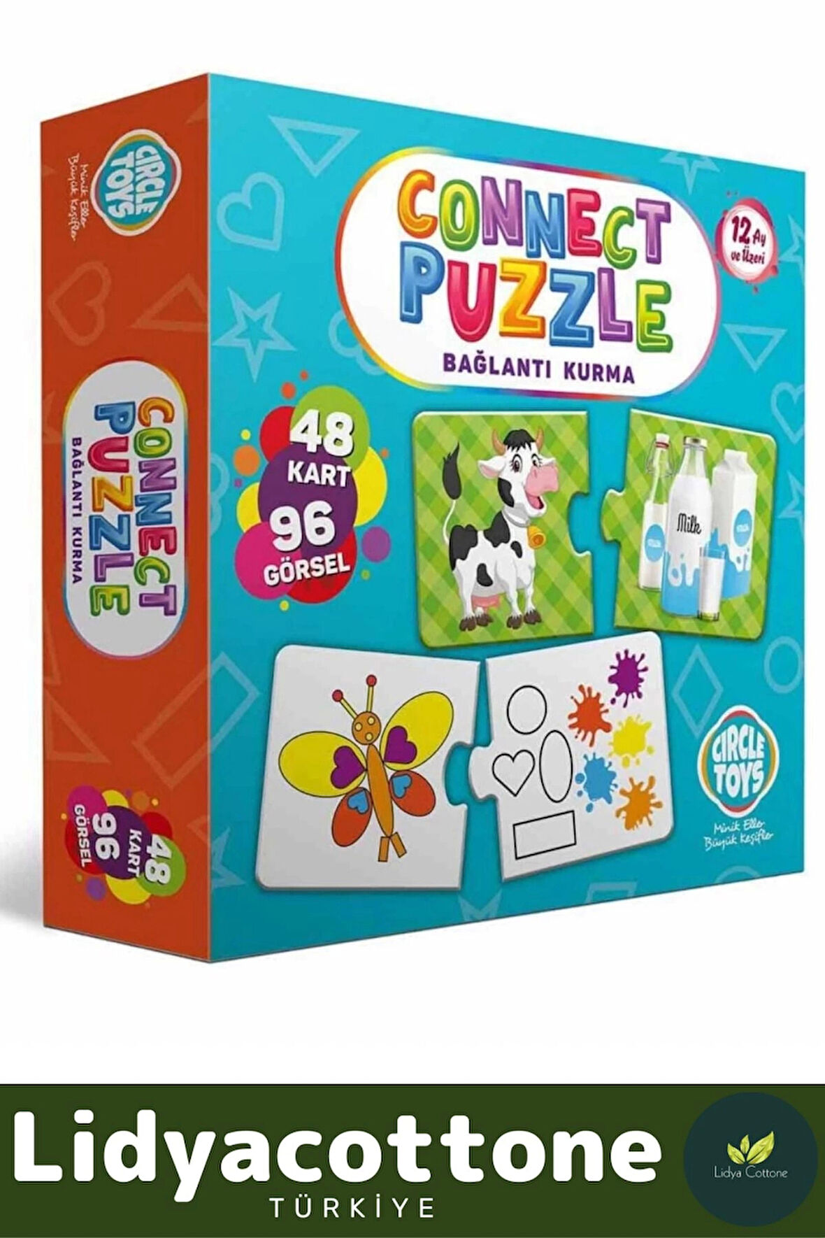 Premium Zeka Geliştirici Eğitici Çocuk El Göz Koordinasyonu Eğlenceli Puzzle Bağlantı Kurma Oyunu