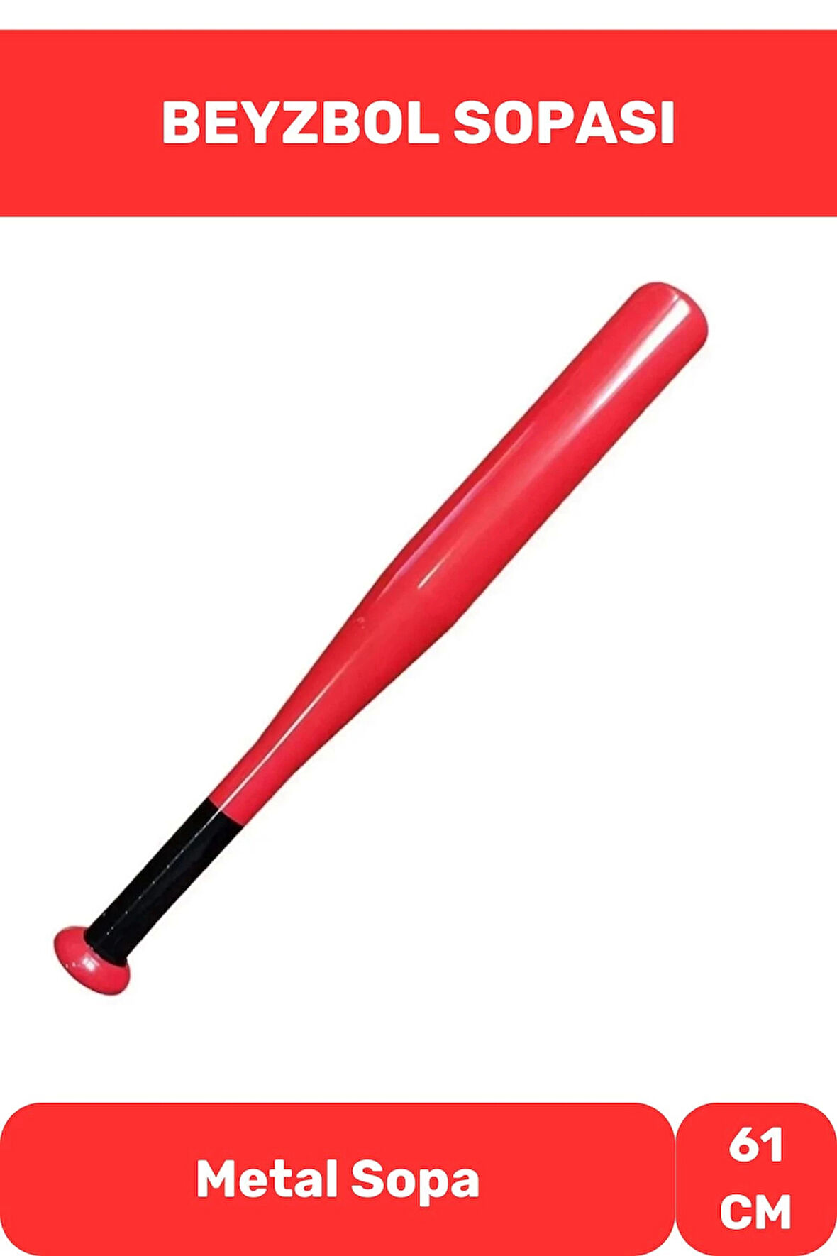 Kırılmaz Metal Baseboll Beyzbol Sopası 61 Cm