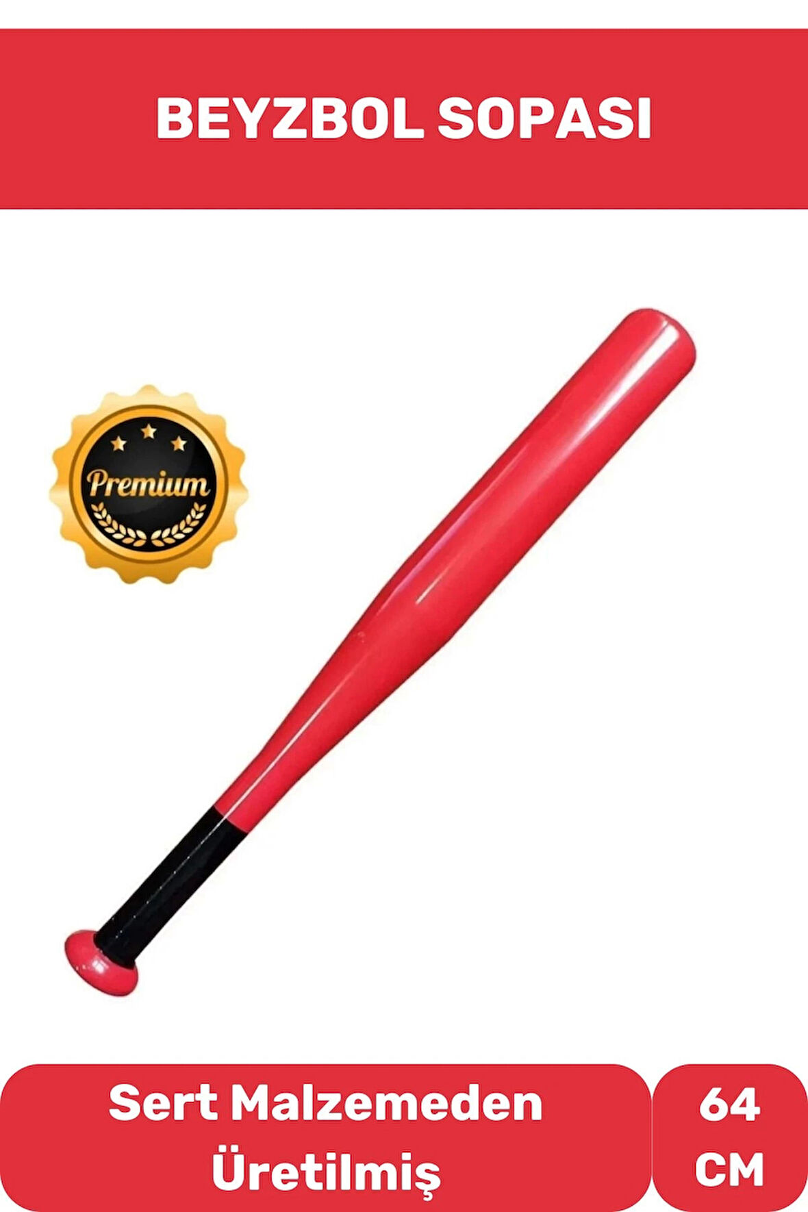 Metal Baseboll Beyzbol Sopası 64 Cm Premium Özel Üretim Kırılmaz Kaliteli