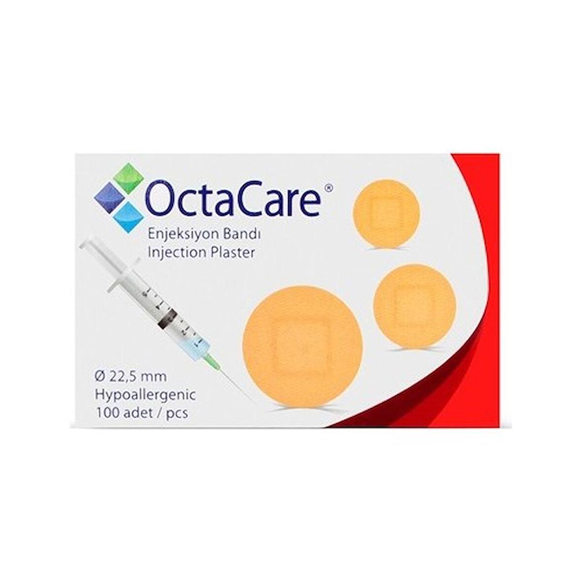 Octacare Enjeksiyon Bandı 22,5 Mm 100 Adet