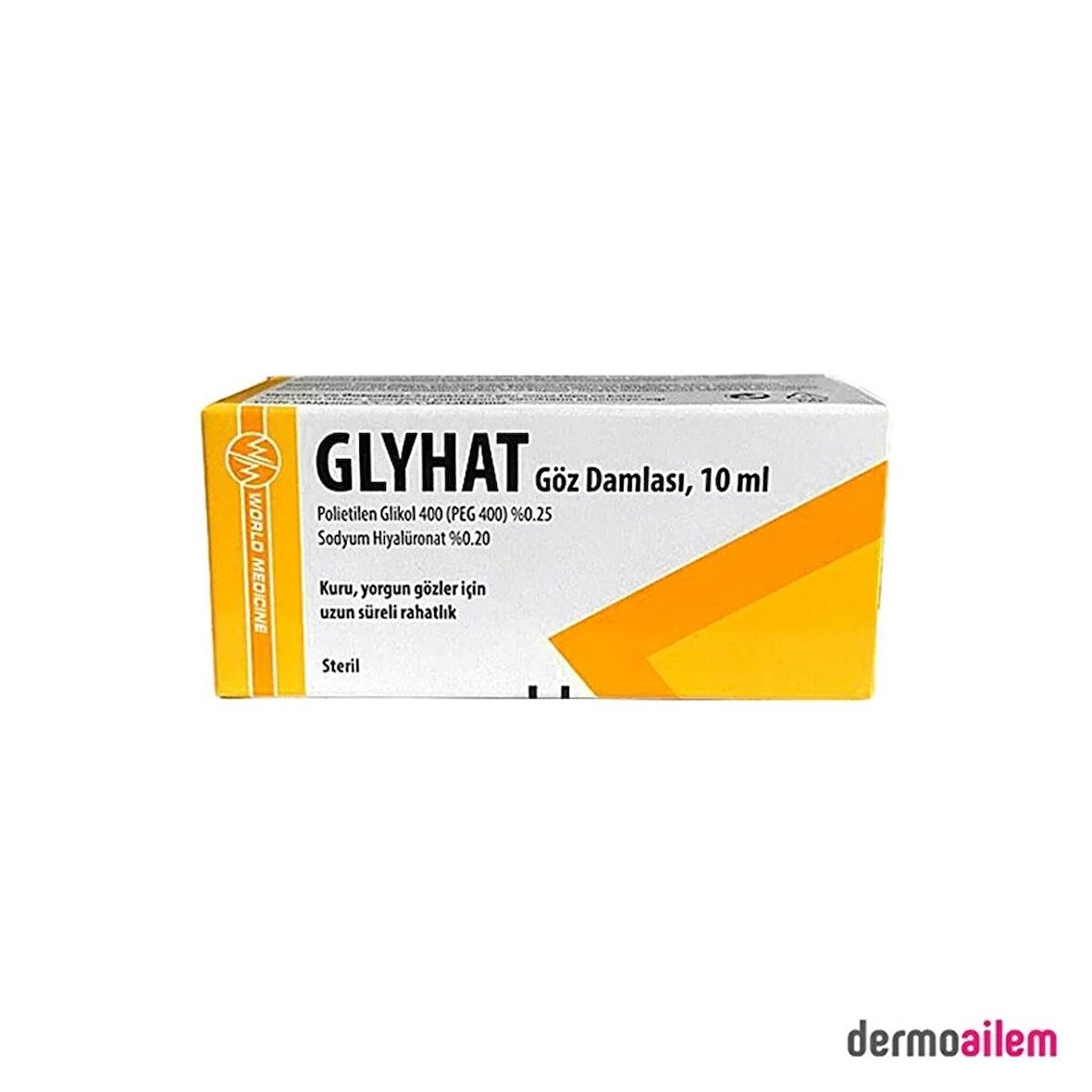 Glyhat Göz Damlası 10 Ml Kuru ve Yorgun Gözler İçin