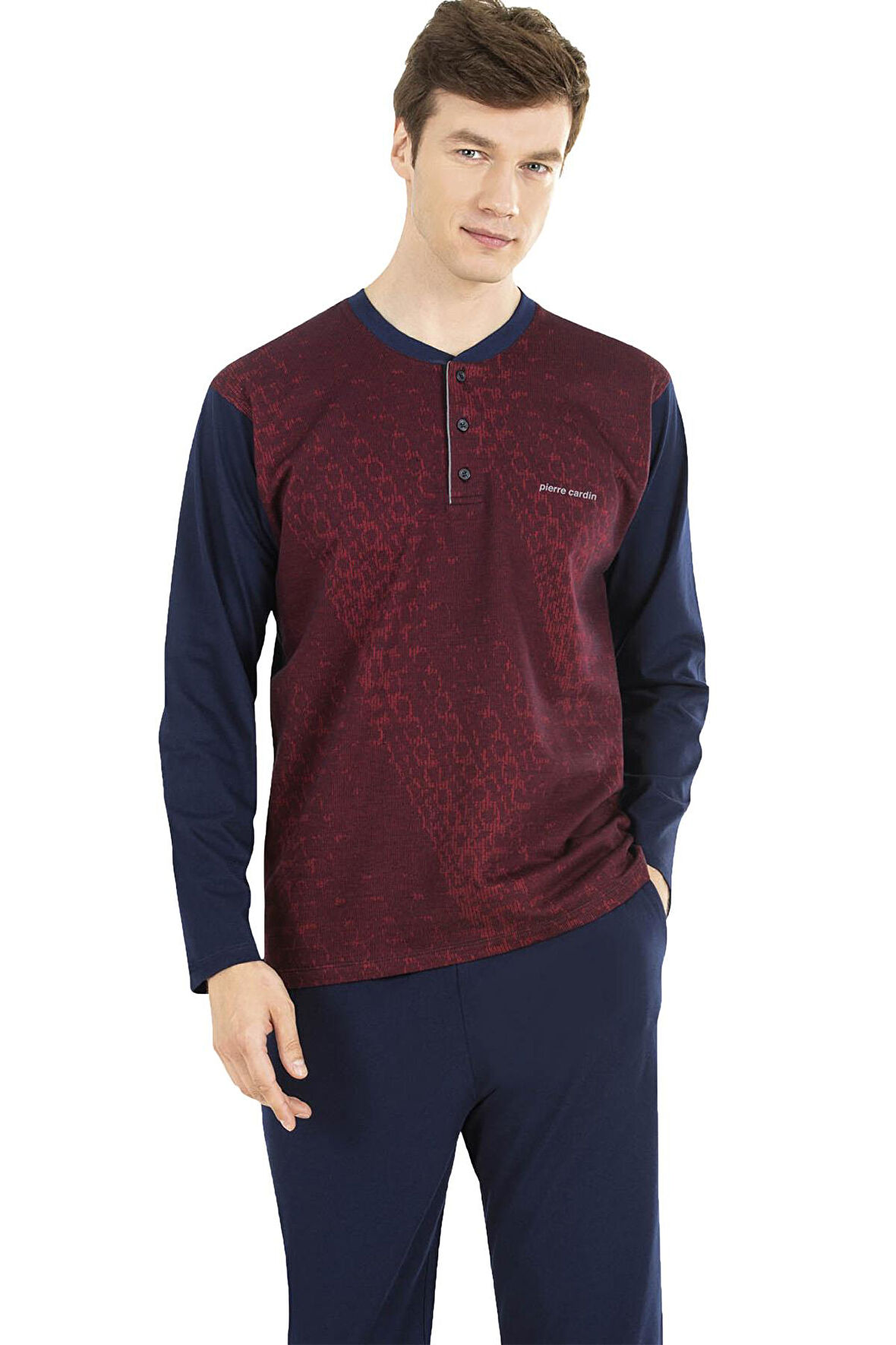 %100 Pamuklu, Jakarlı, Kutulu Erkek Pijama Takım