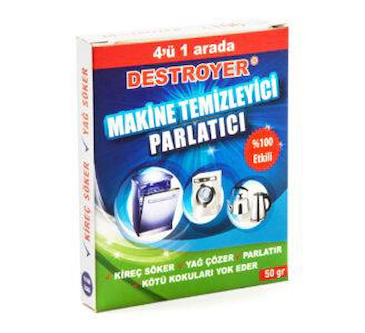 Destroyer Makine Temizleyici & Parlatıcı 50 Gr. (2'li)