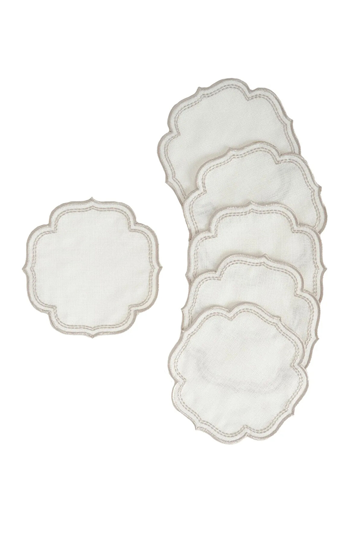 Karaca Home 6'lı Flam Kokteyl Peçetesi Gümüş