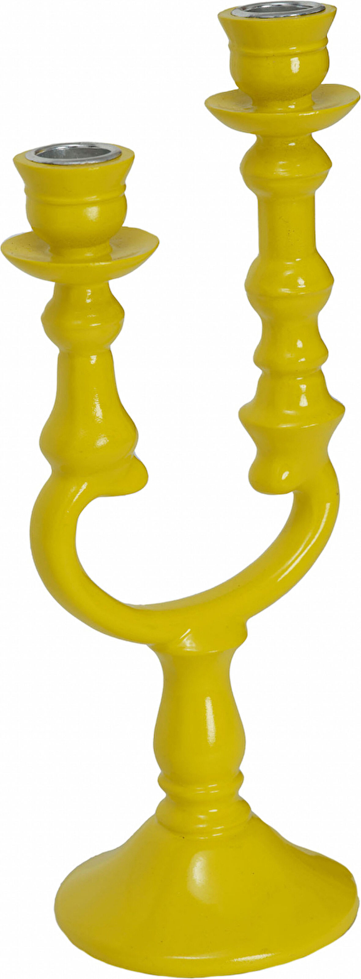 Karaca Home Pop-art 2'li Sarı Şamdan