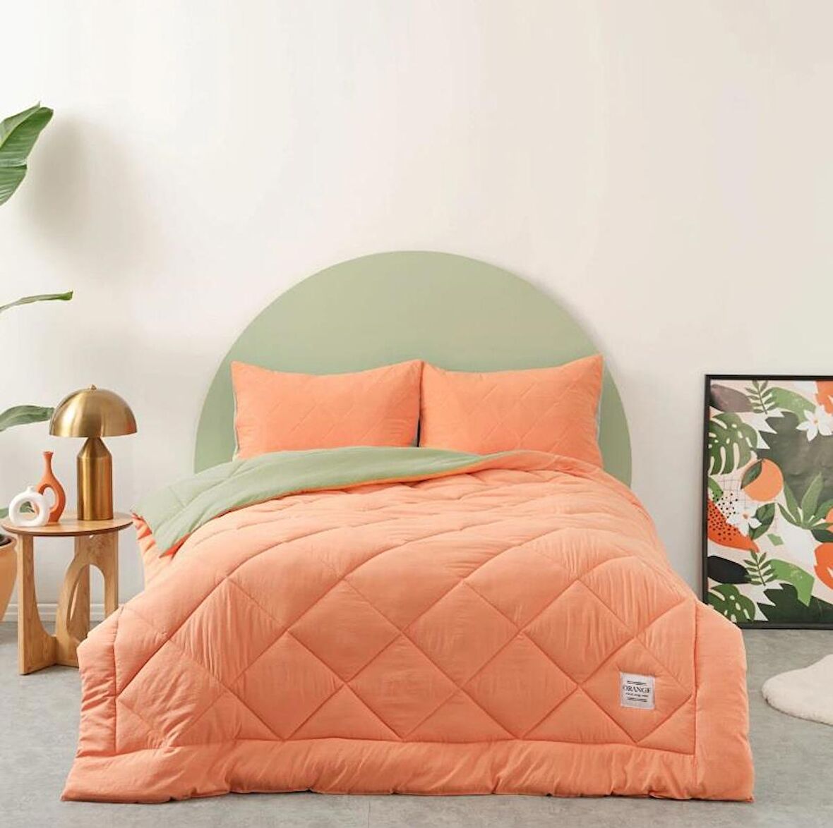Karaca Home Smart Comfort Orange Çift Kişilik Uyku Seti