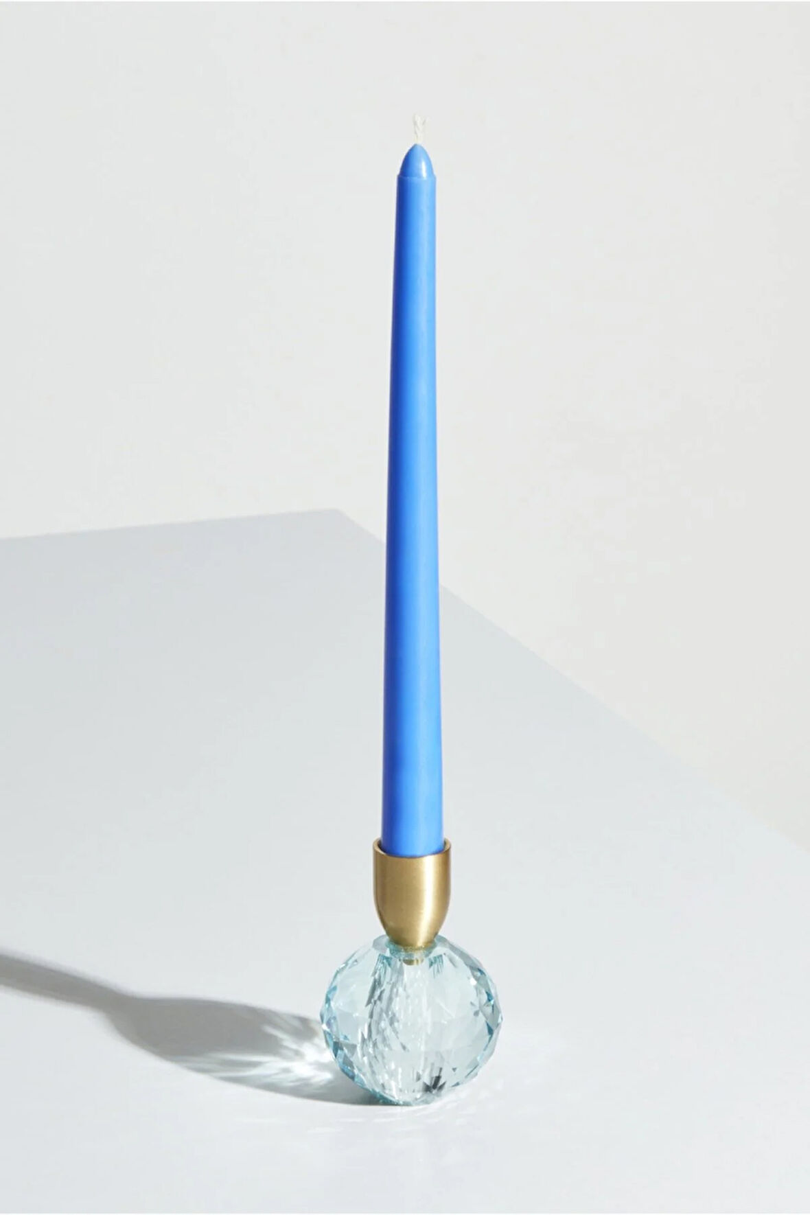 Karaca Home Vicki Şamdan Cam 6x9 cm Mavi