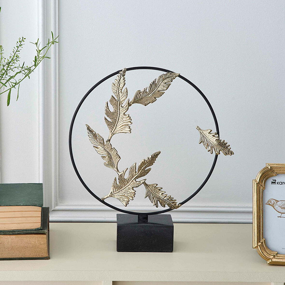 Karaca Leaf Dekoratif Obje 34x28 cm