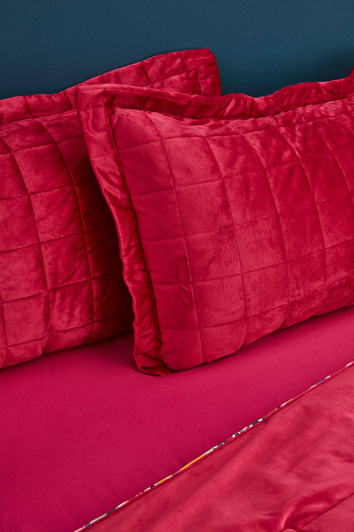 Audrey Çift Kişilik Luxury Comfort Set Fuşya