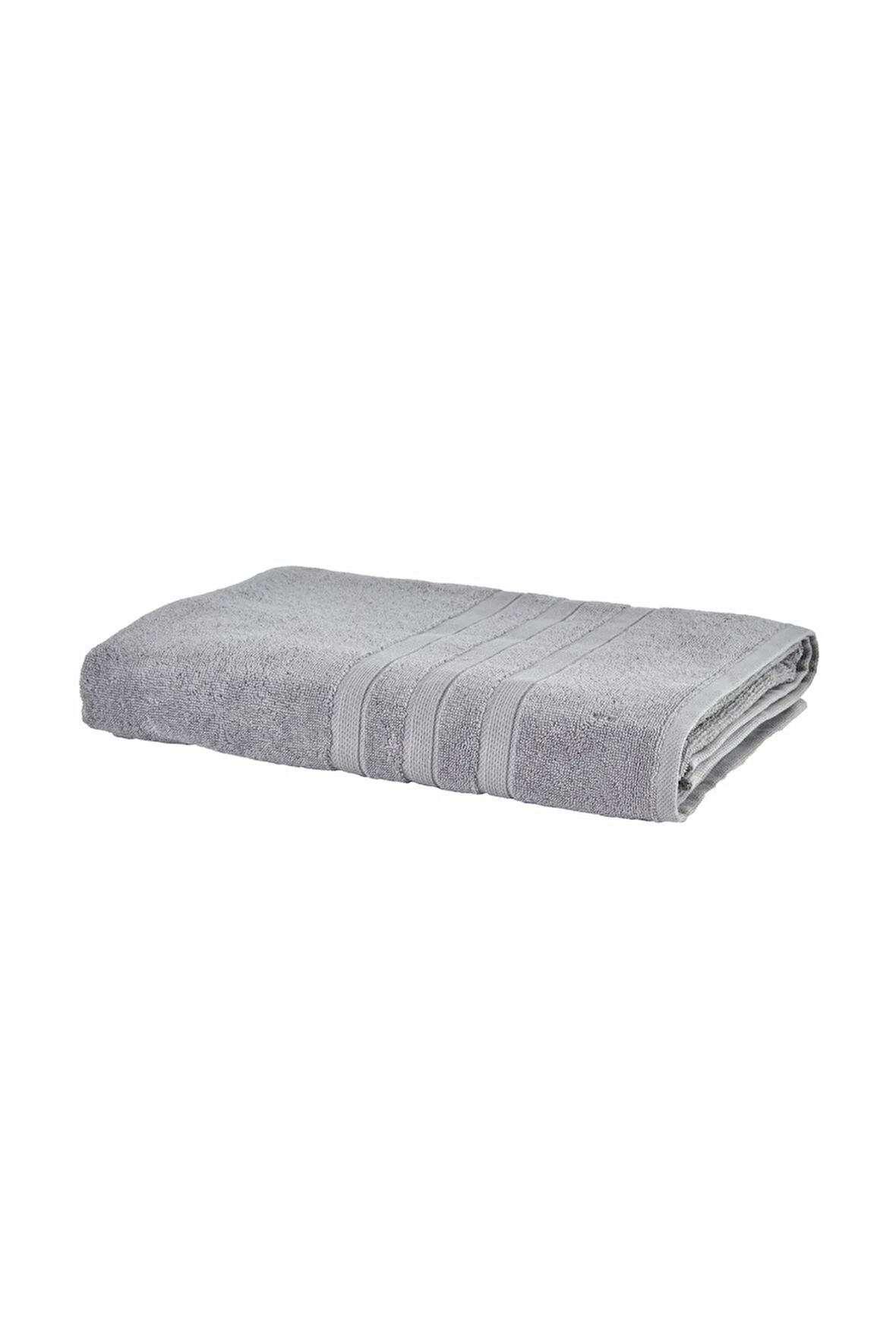 Karaca Home Comfort Touch Düz %100 Pamuk Havlu Gri 85x150 Cm