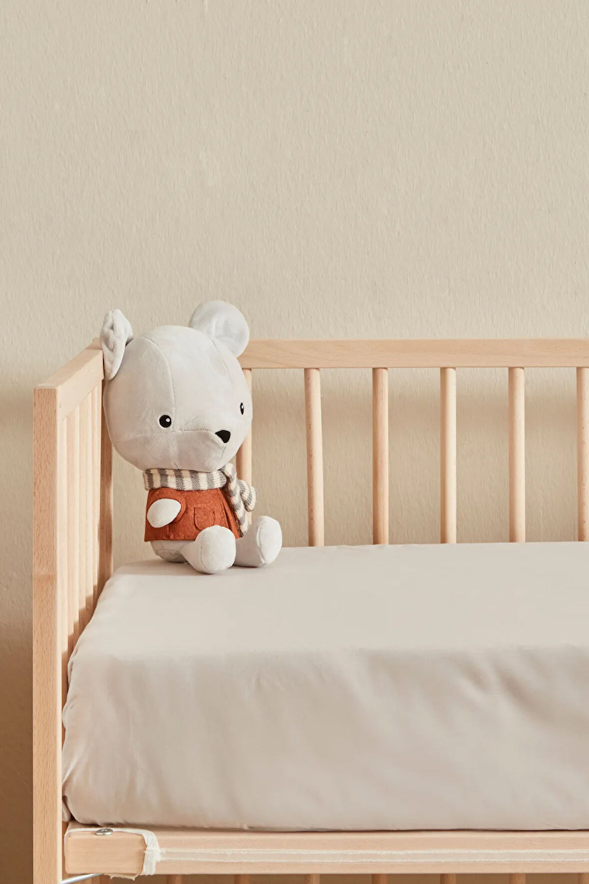 Karaca Home Bebek Fitted Çarşaf Açık Gri