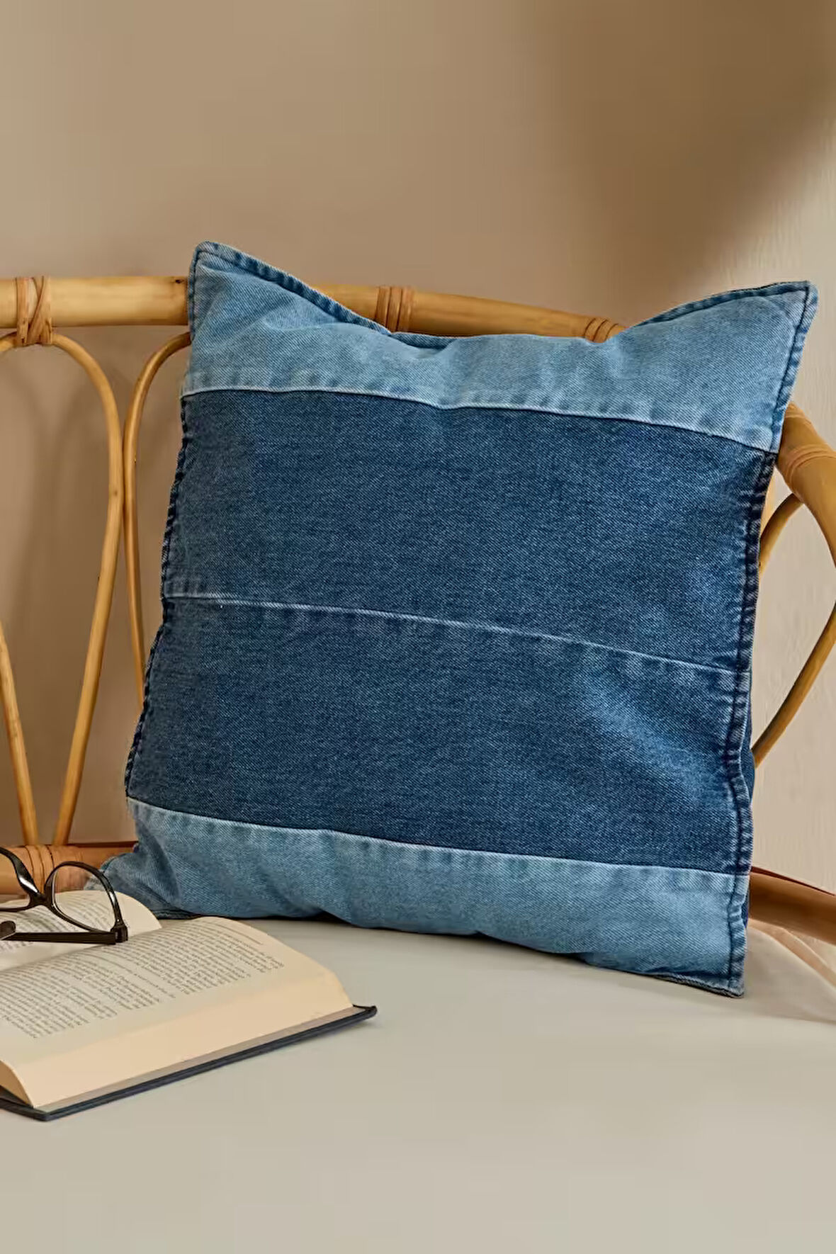 Karaca Home Reve Dolgulu Denim Kırlent