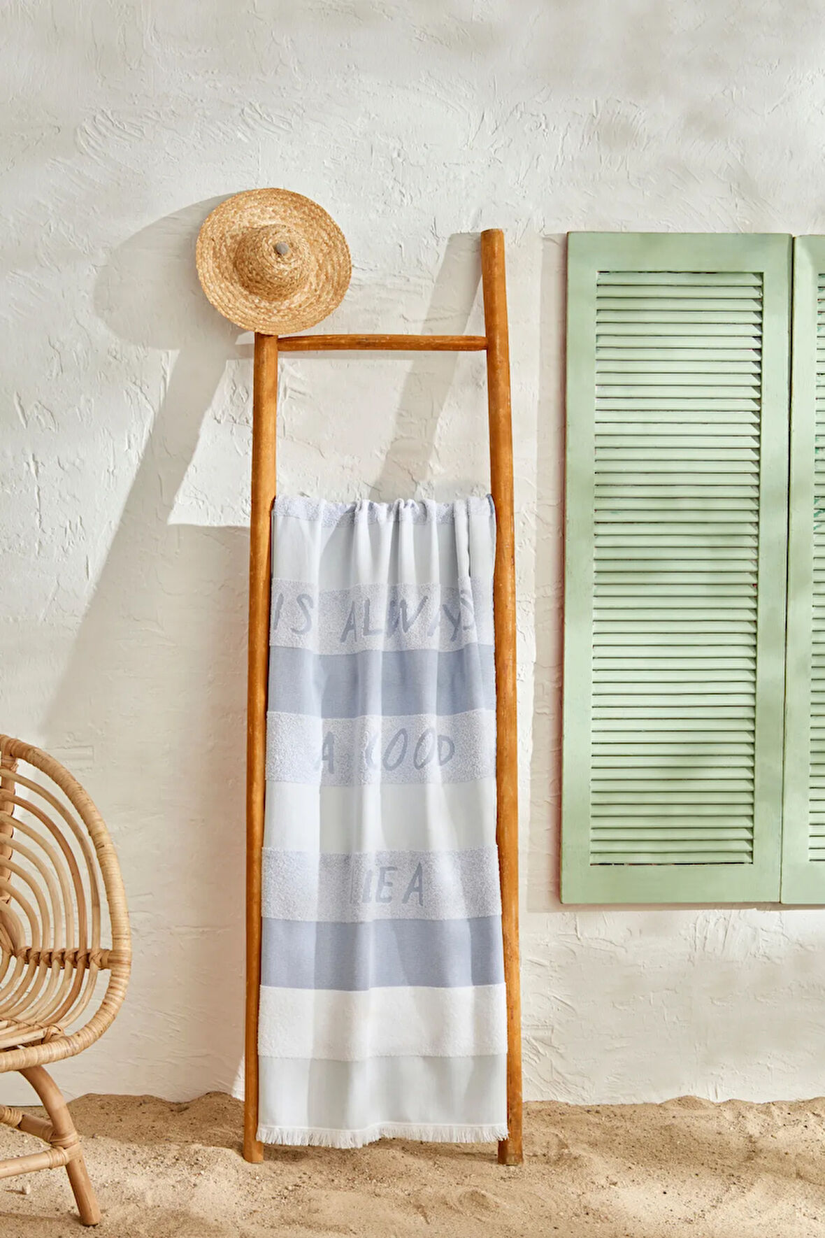 Karaca Home Beach Plaj Havlusu Mavi