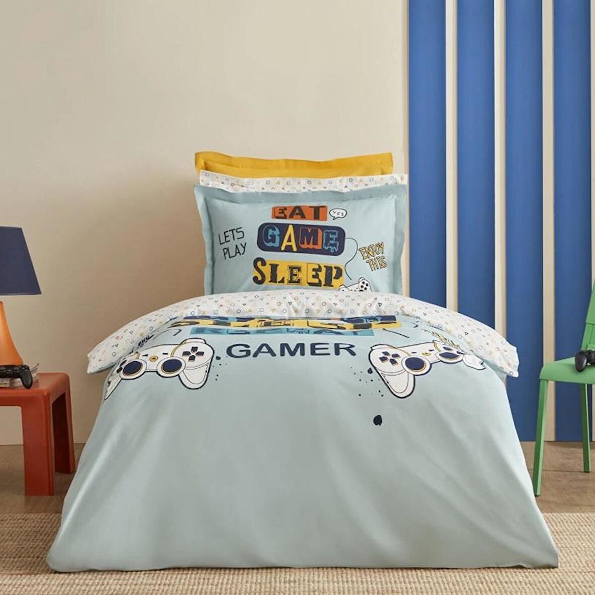 Karaca Home Young Enjoy Play %100 Pamuk Tek Kişilik Rnf Nevresim Takımı