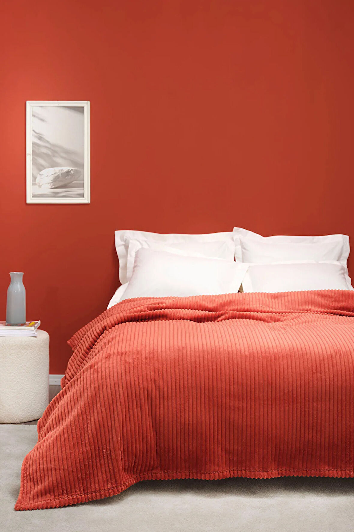 Karaca Home Joena Tek Kişilik Battaniye Terracotta 