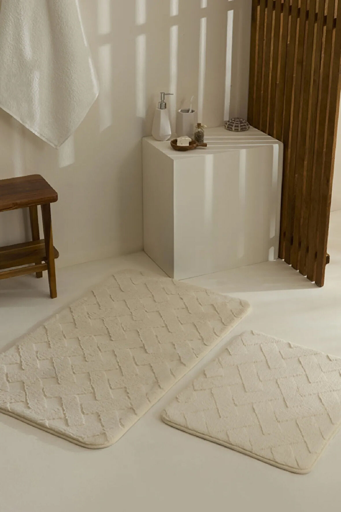 Karaca Home Karving Banyo Paspası Bej 
