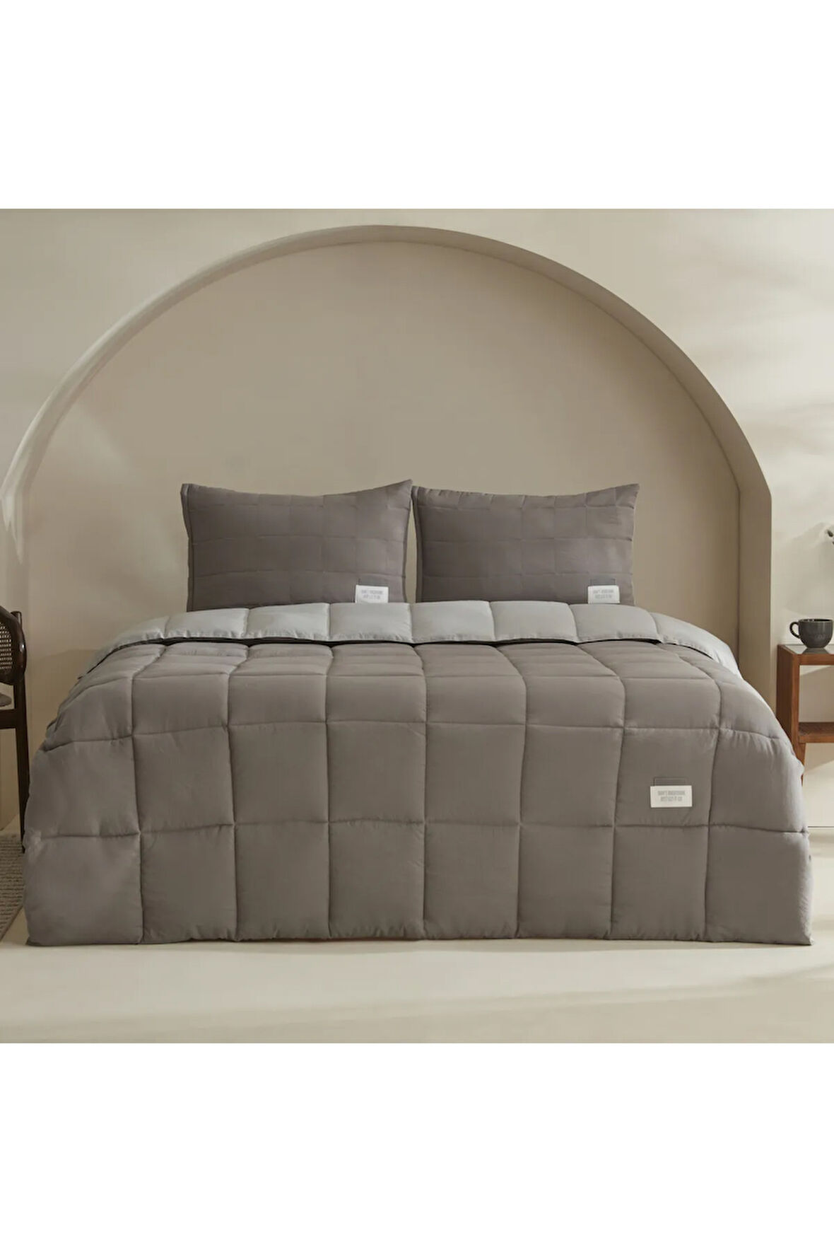 Karaca Home Relax Tek Kişilik Comfort Set/uyku Seti Gri