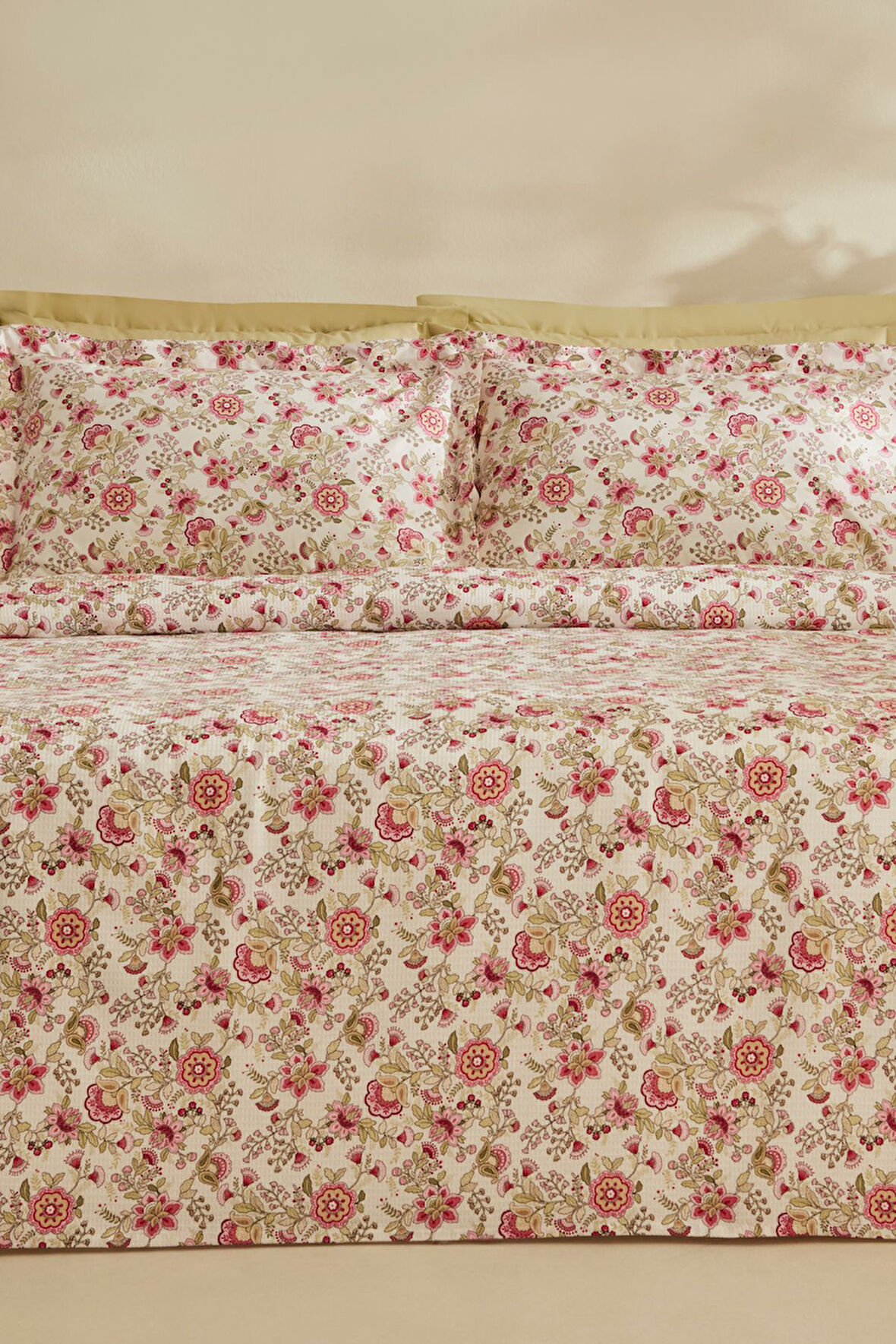 Karaca Home Molly %100 Pamuk Çift Kişilik Pike Takımı Pembe