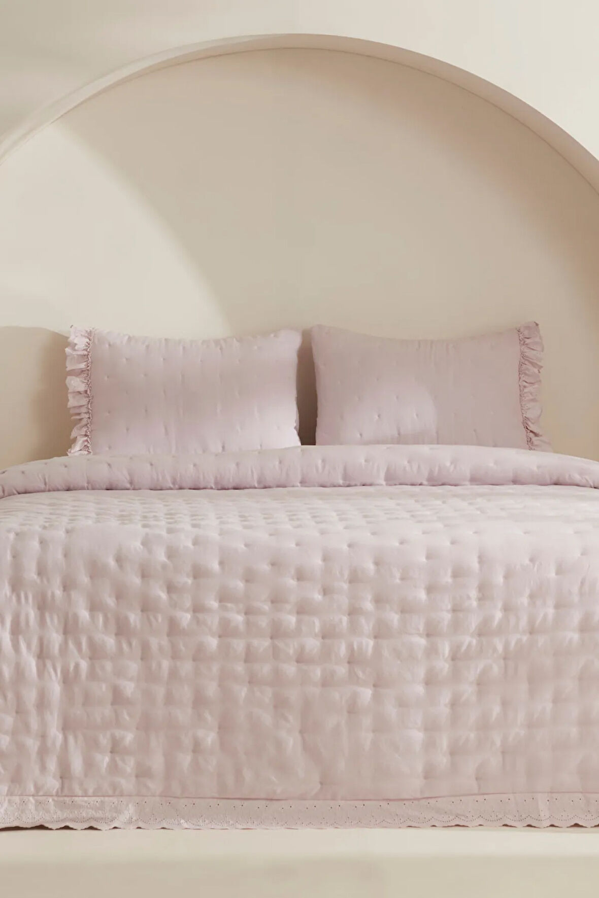 Karaca Home Aurora Çift Kişilik Yatak Örtüsü Lila