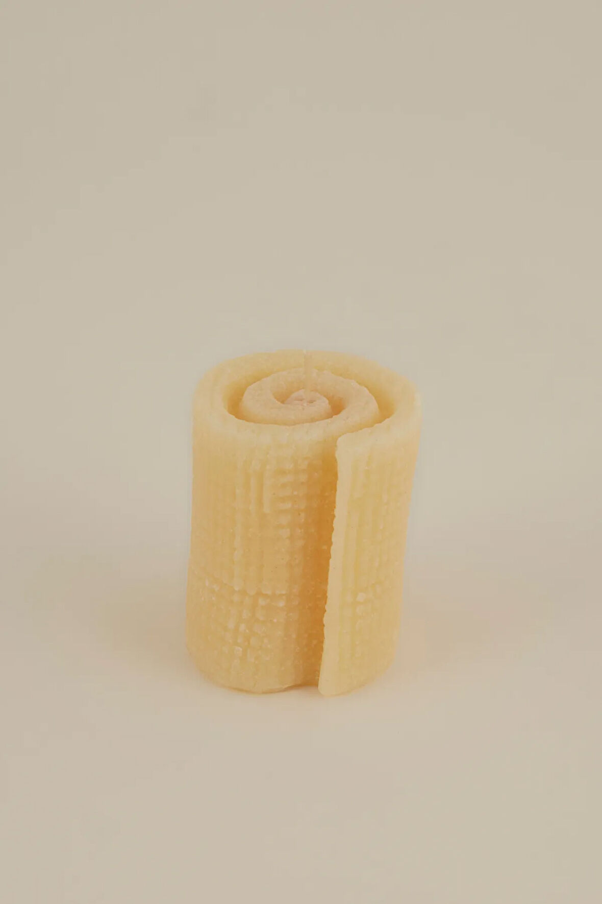Karaca Home Spin Mum Ekru 10 cm