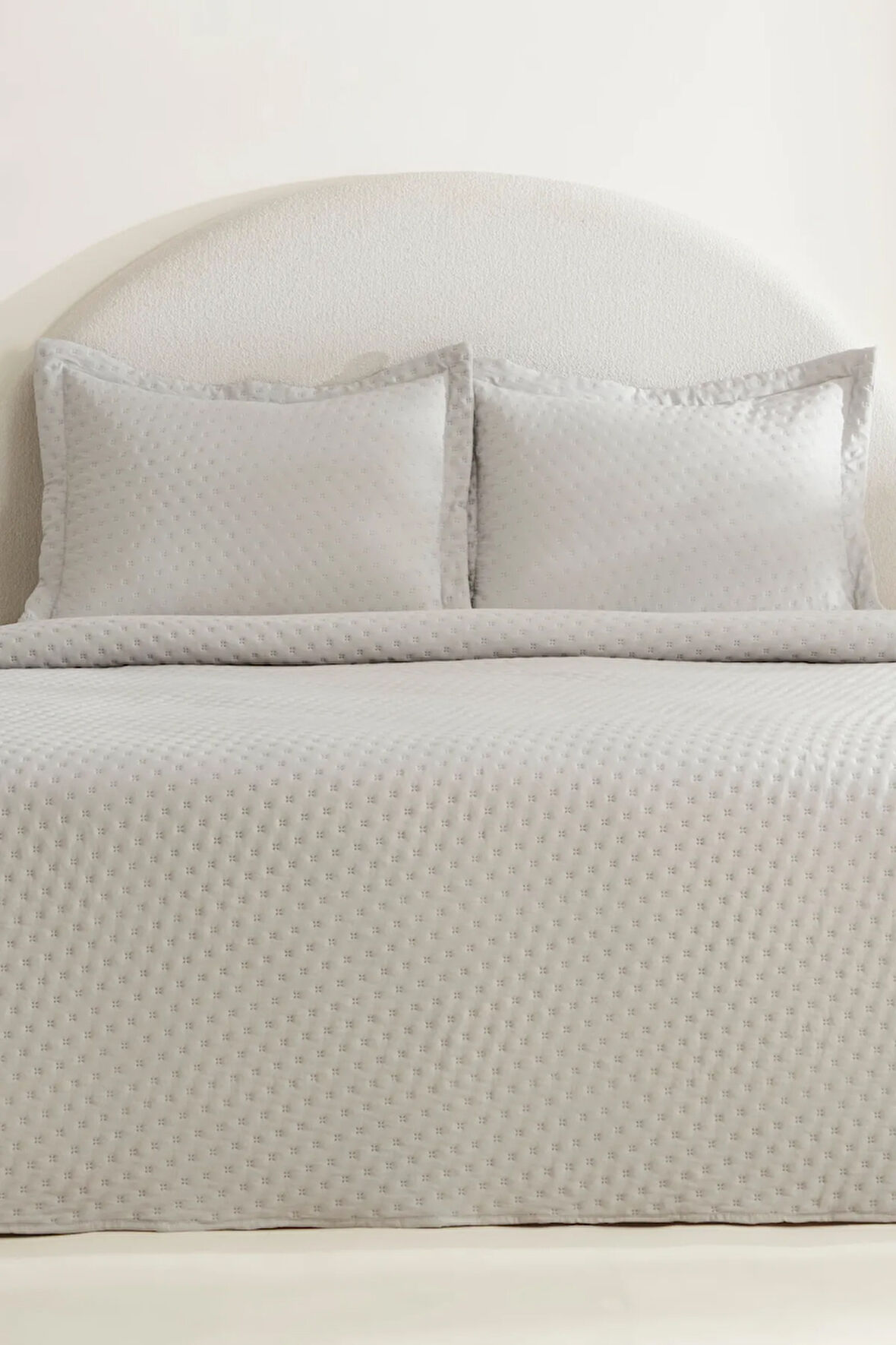Karaca Home Breeze Soft Çift Kişilik Yatak Örtüsü Gri
