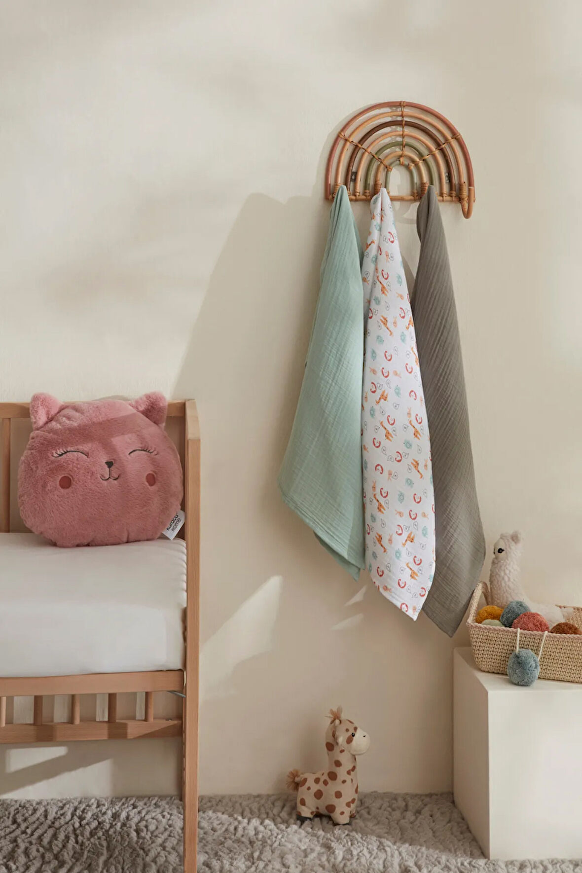 Karaca Home Jungle %100 Pamuk Bebek Müslin Set Multicolor