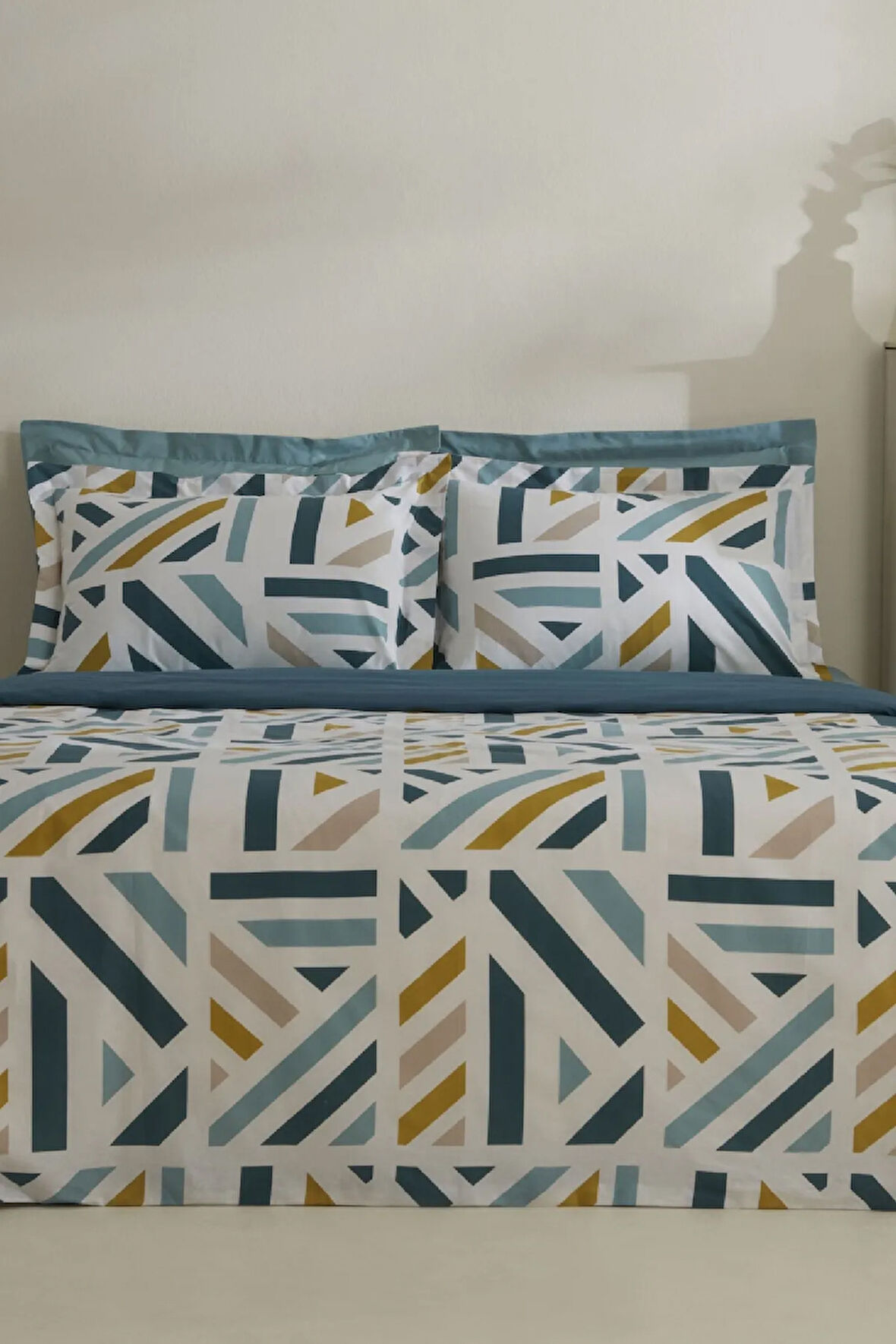 Karaca Home Morgan %100 Pamuk Çift Kişilik Nevresim Takımı Yeşil