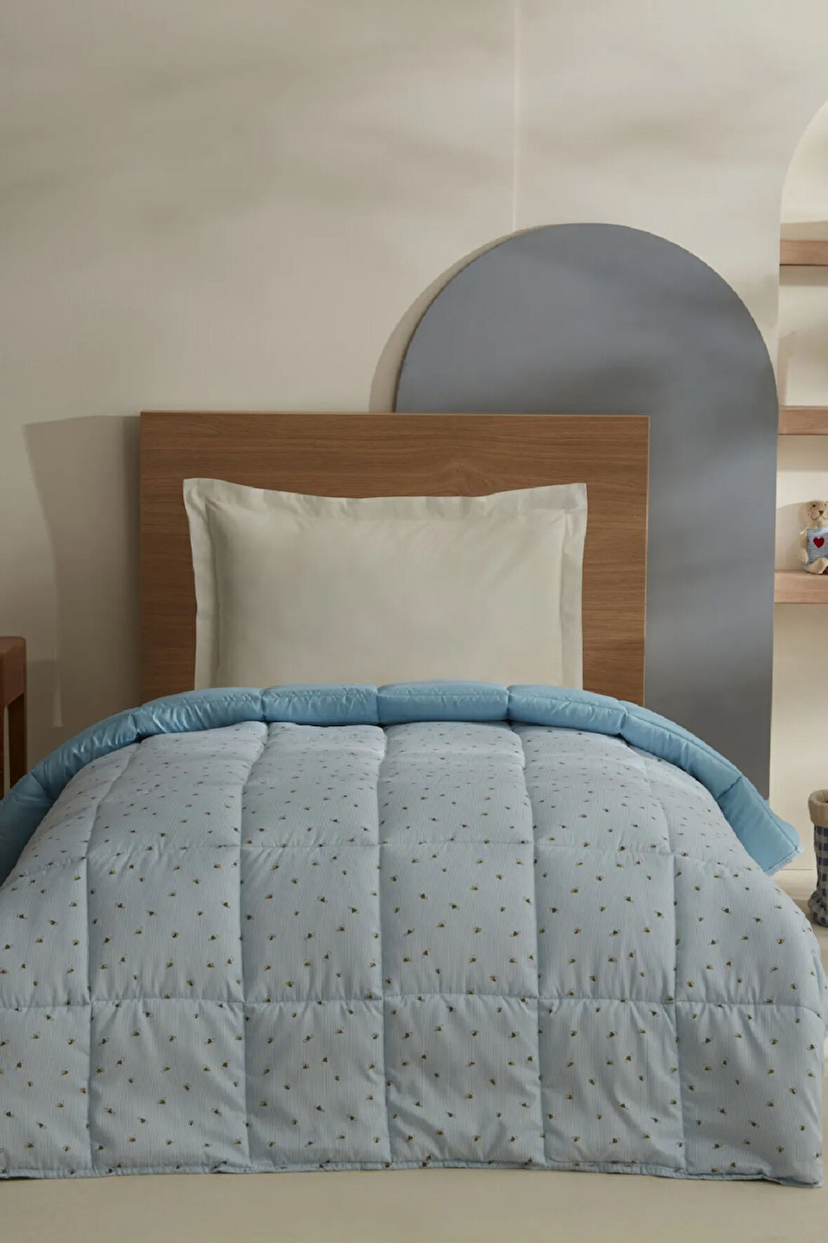 Karaca Home Young Buzzy Tek Kişilik Baskılı Yorgan