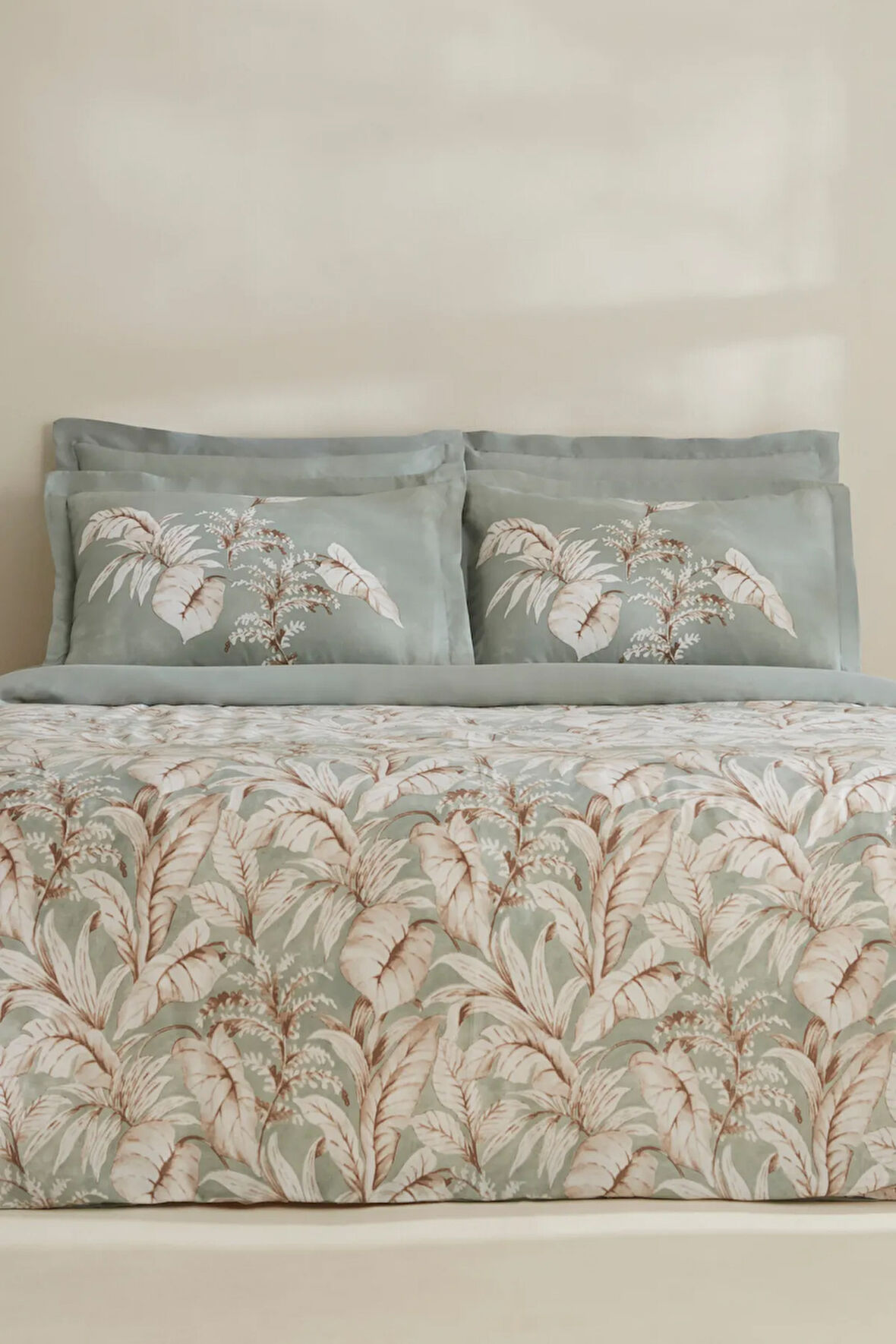 Karaca Home Freda %100 Pamuk Çift Kişilik Nevresim Takımı Mint 