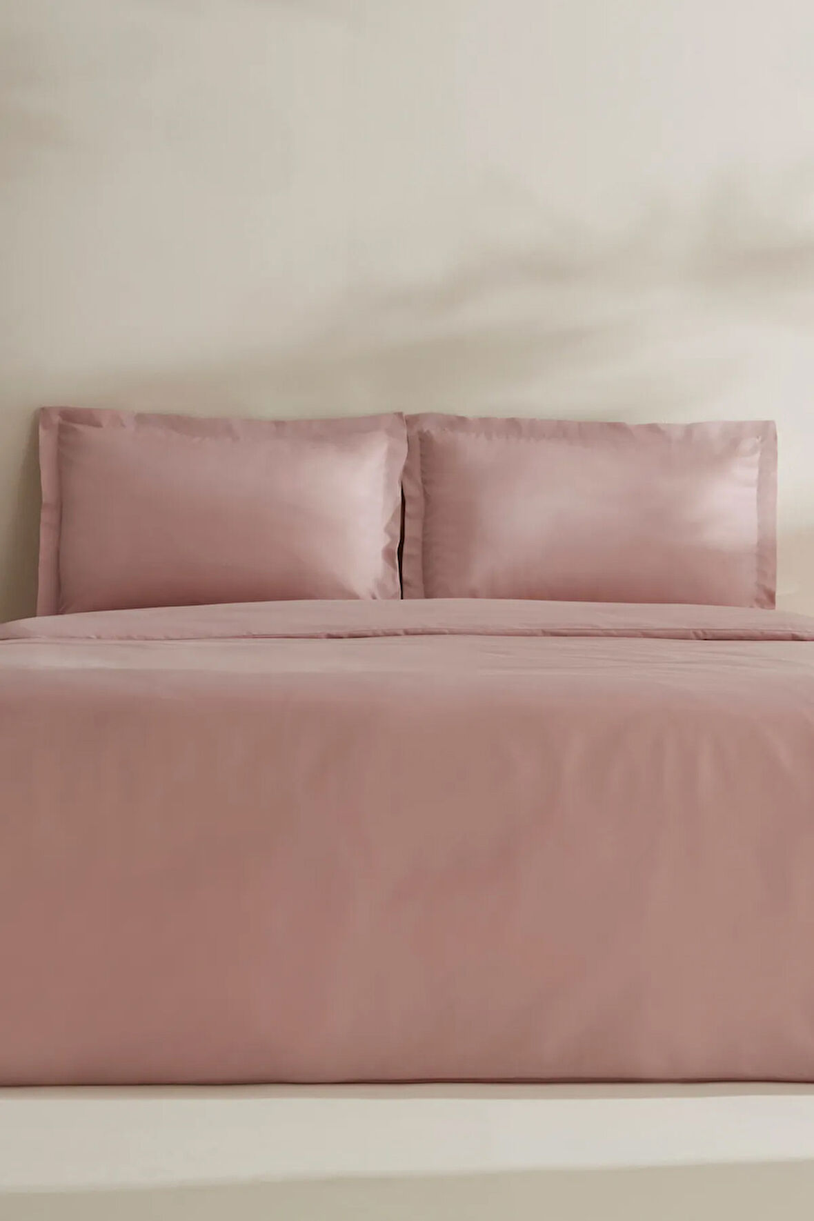 Karaca Home Jemma 120 Tel %100 Pamuk Saten Çift Kişilik Nevresim Takımı Pudra