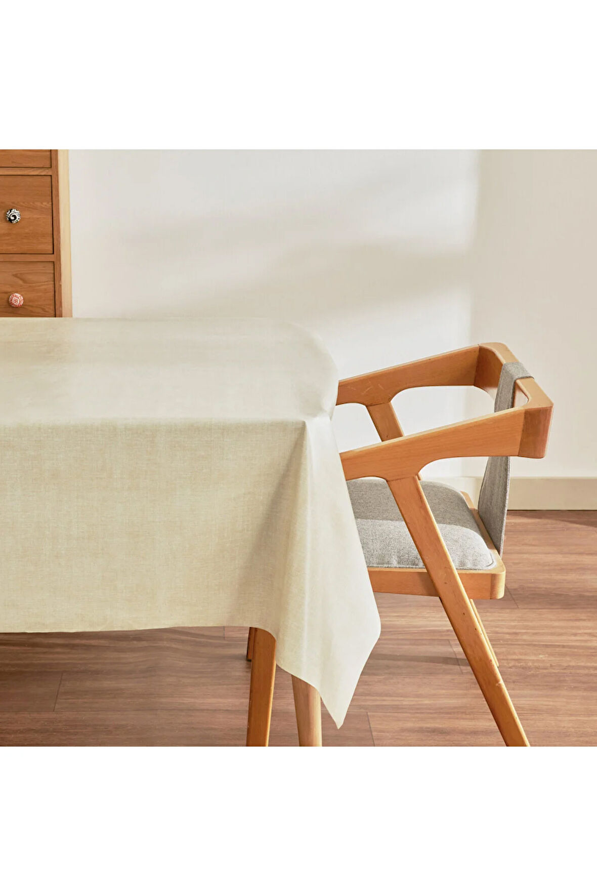 Karaca Home Luna Pvc Masa Örtüsü Ekru