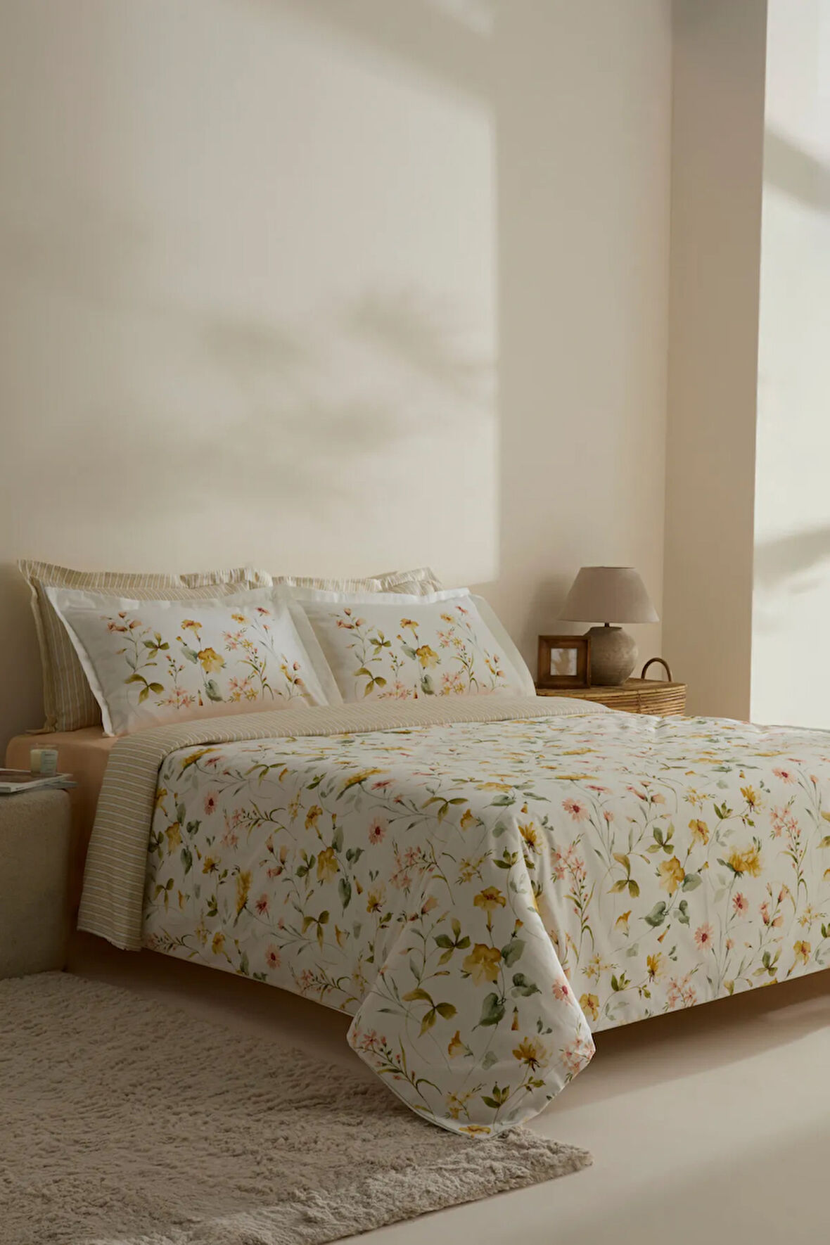 Karaca Home Aliana %100 Pamuk 120 Tel Pamuk Saten Çift Kişilik Nevresim Takımı