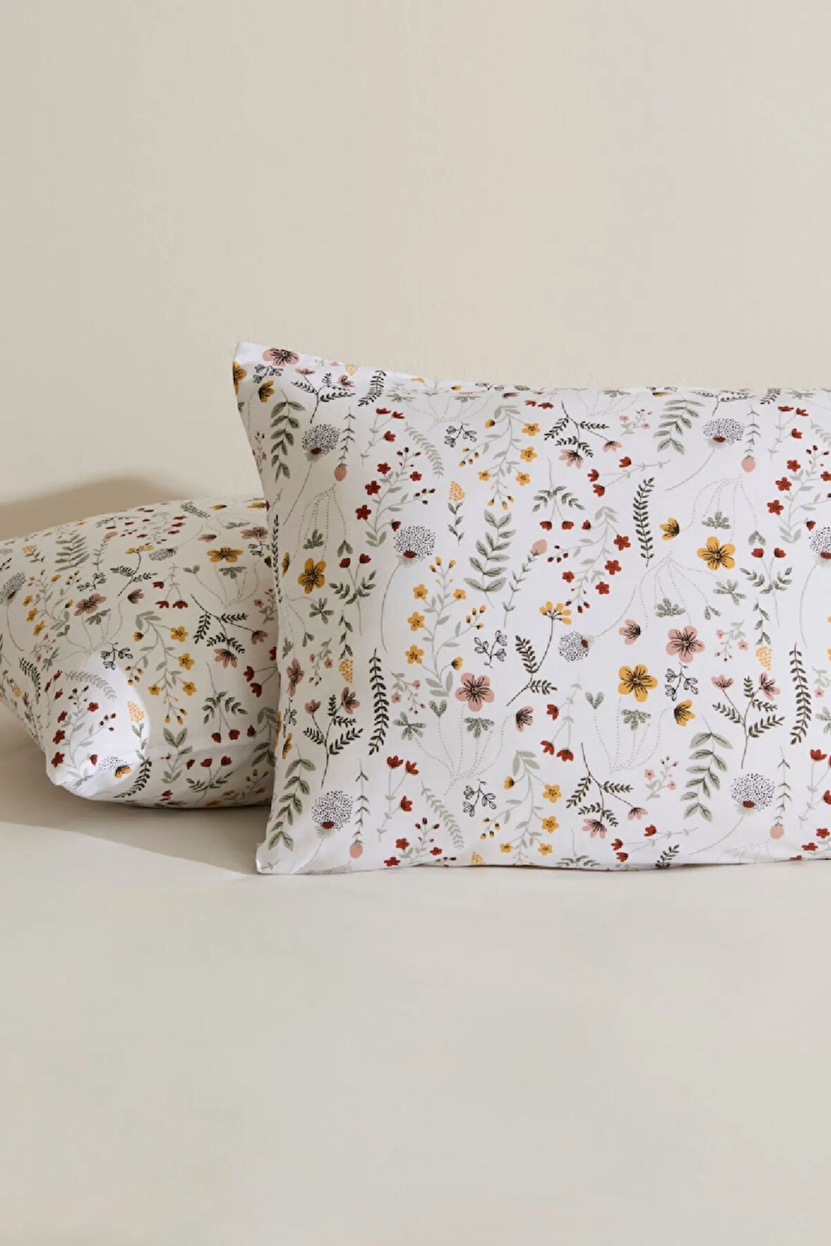 Karaca Home Vina %100 Pamuk 2'li Yastık Kılıfı Multicolor
