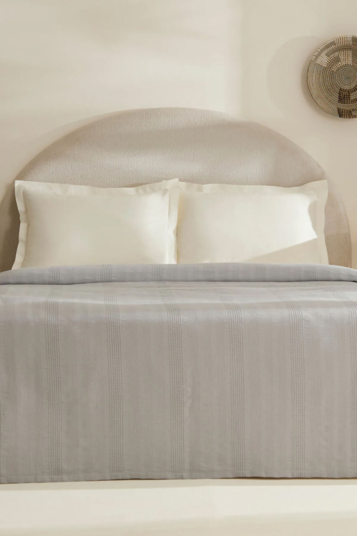 Karaca Home Layna Ecocell Çift Kişilik Tek Pike Gri