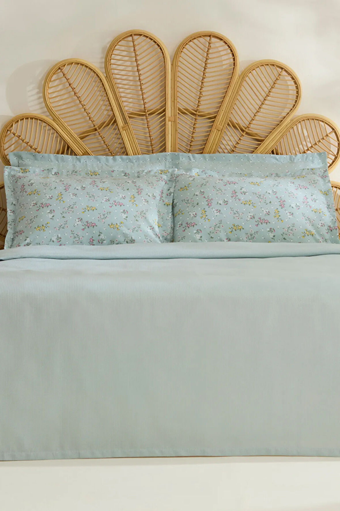 Karaca Home Noa Bambu Çift Kişilik Pike Takımı Mint