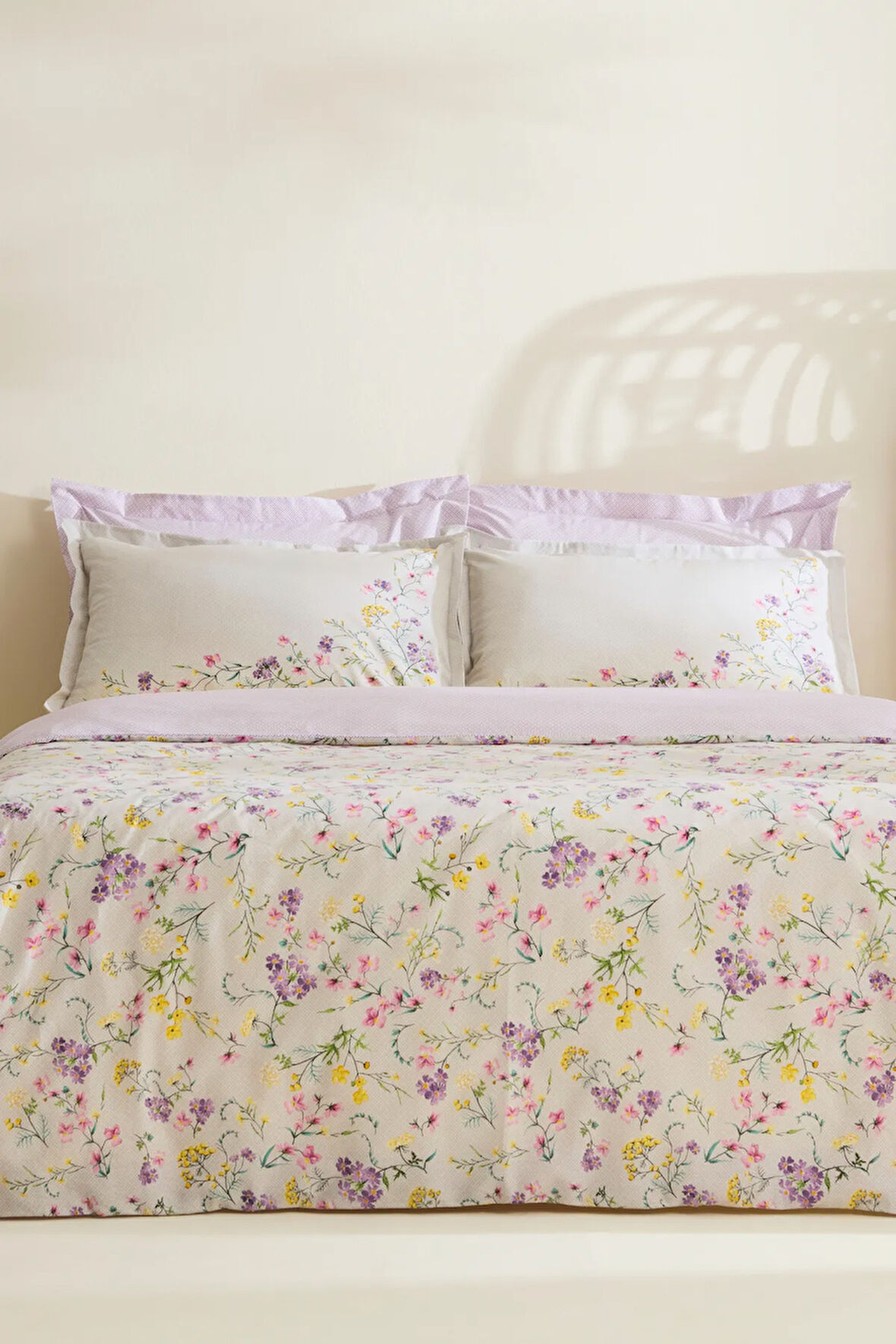 Karaca Home Eliana %100 Pamuk Tek Kişilik Nevresim Takımı Lila