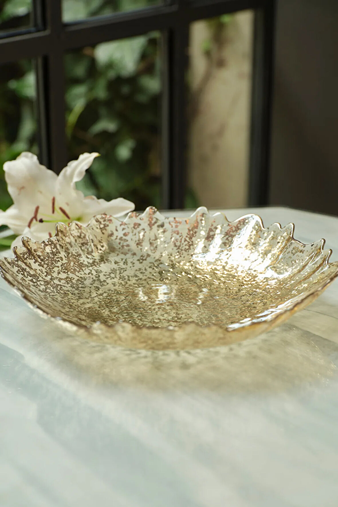 Karaca Home Jolie Dekoratif Tabak Gold 33 cm