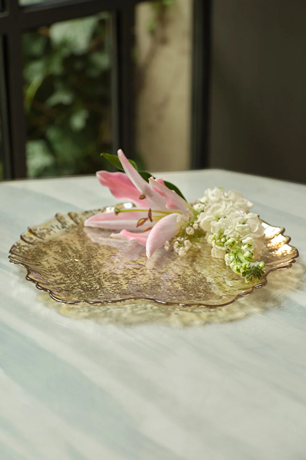 Karaca Home Jolie Dekoratif Tabak Gold 31 cm