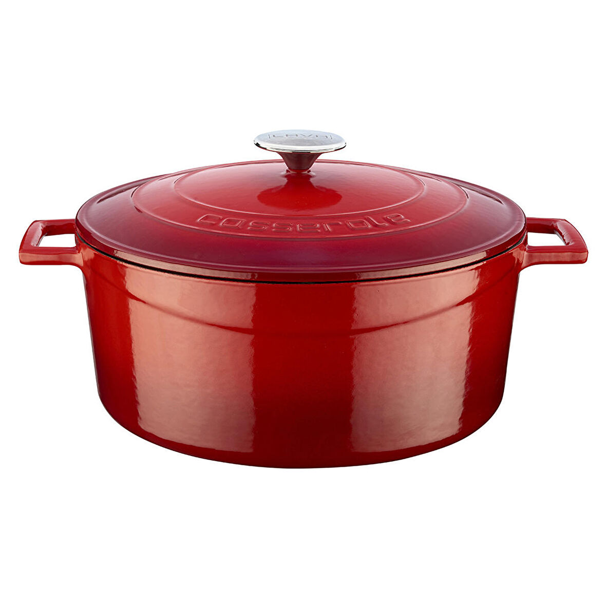 Lava Döküm Yuvarlak Tencere. Folk Çap(Ø)28cm.