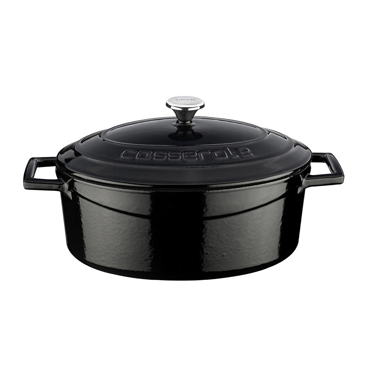 Lava Döküm Oval Tencere. Folk Serisi Ölçü 21x25cm.