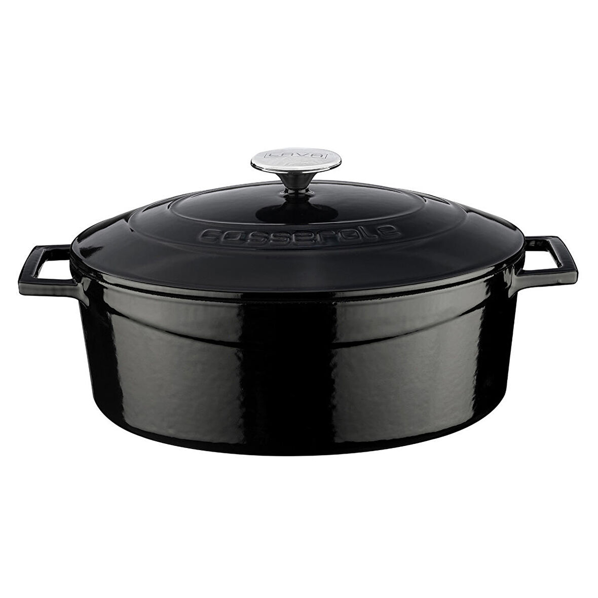 Lava Döküm Oval Tencere. Folk Serisi Ölçü 23x29cm.