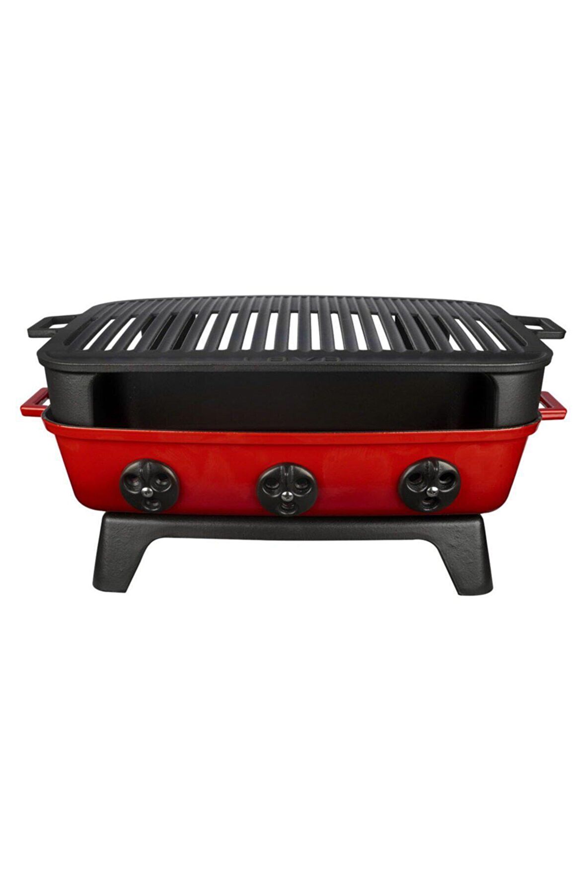 Lava Döküm Mangal Seti Kırmızı 36 X 45 cm LV MNG 3645 R