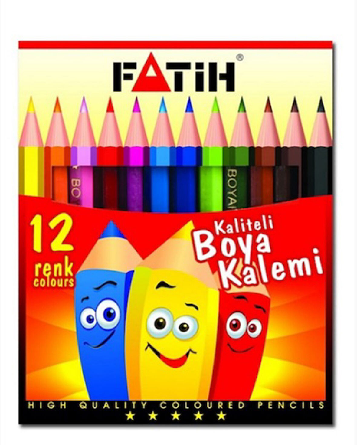 Fatih Kuru Boya 12Li Kısa - 5 adet