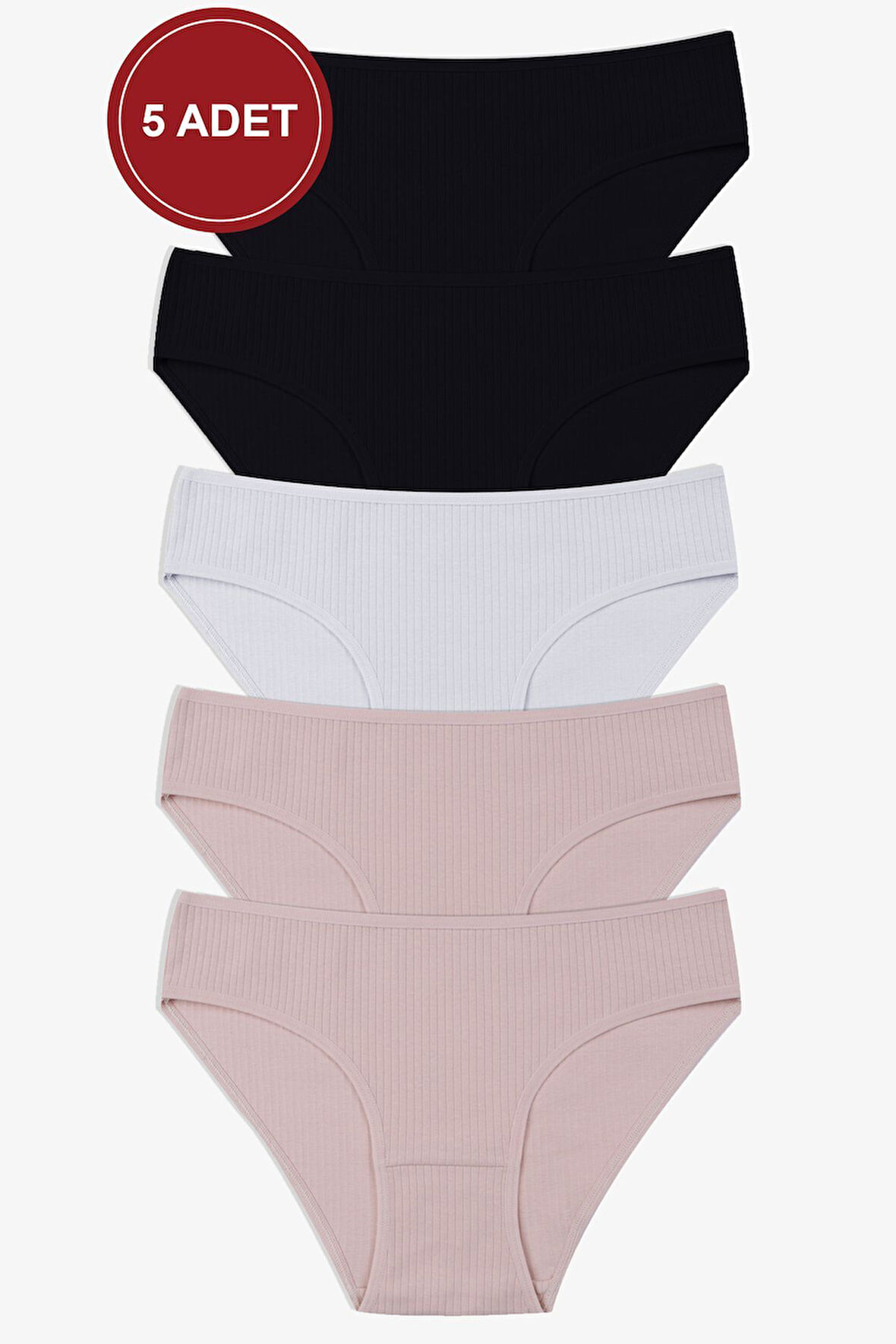 Kadın 5'li Fitilli Külot