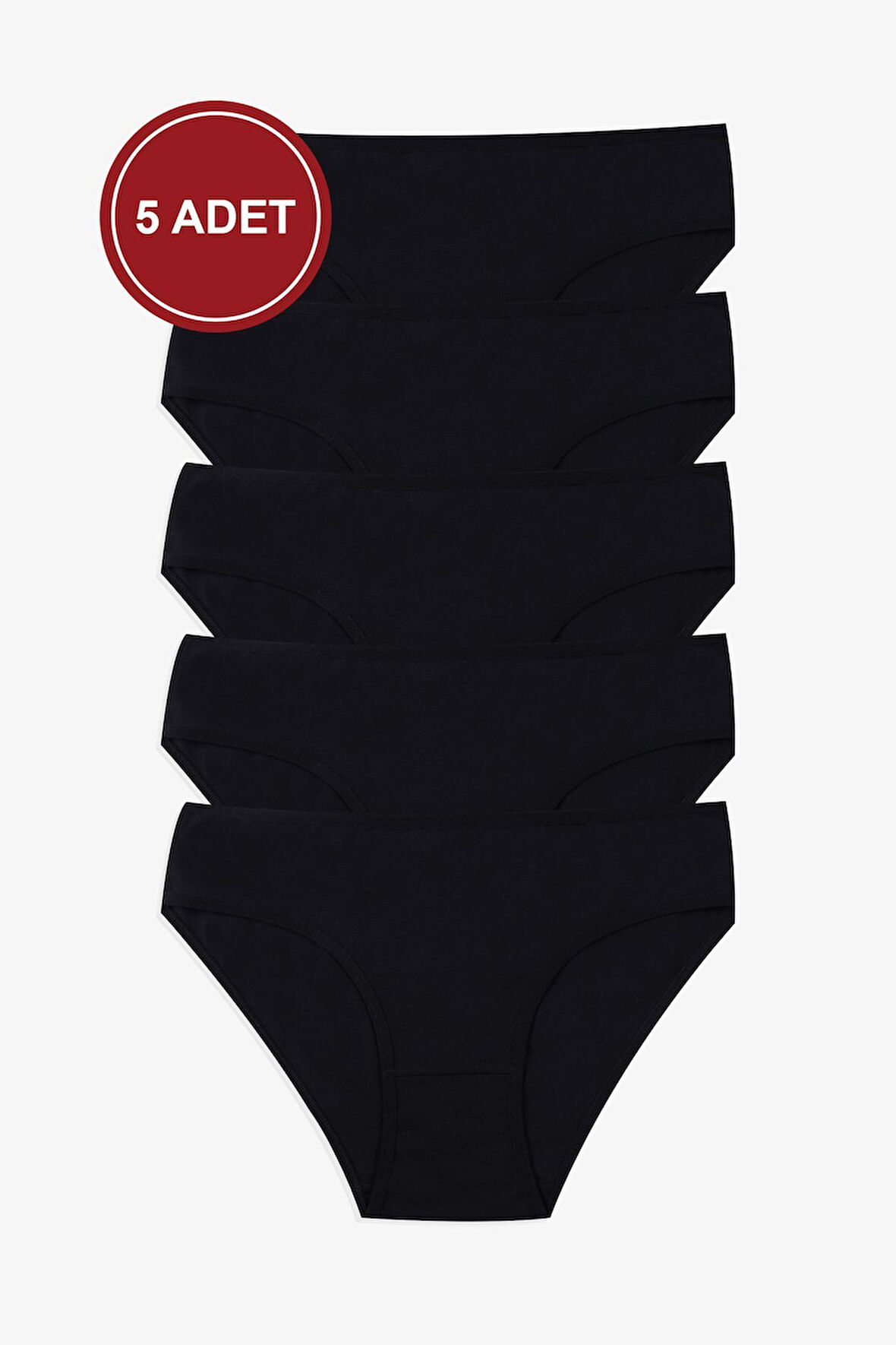 Kadın 5'li Likralı Külot