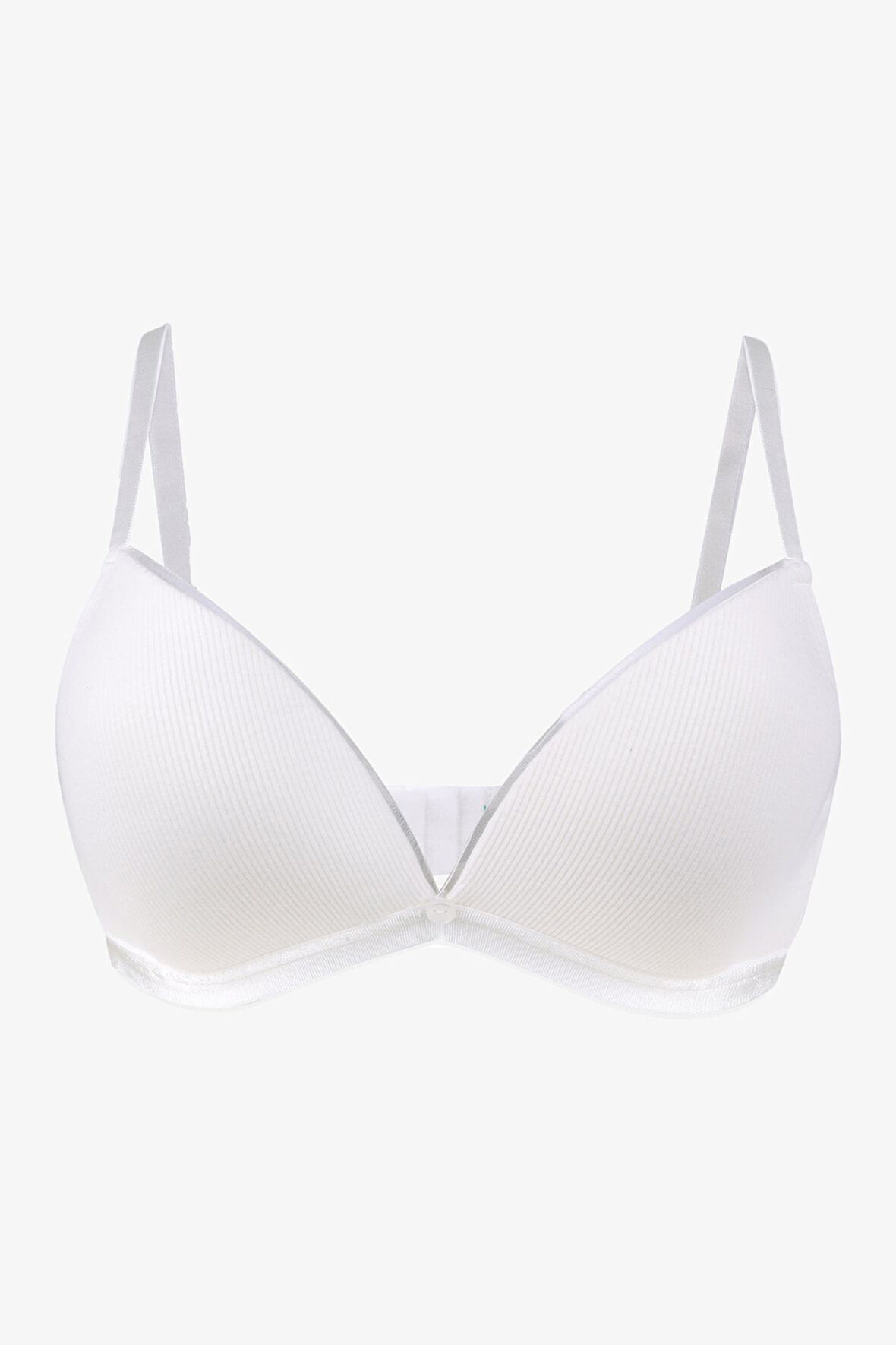 Kadın Fitilli Düğme Detaylı Sütyen